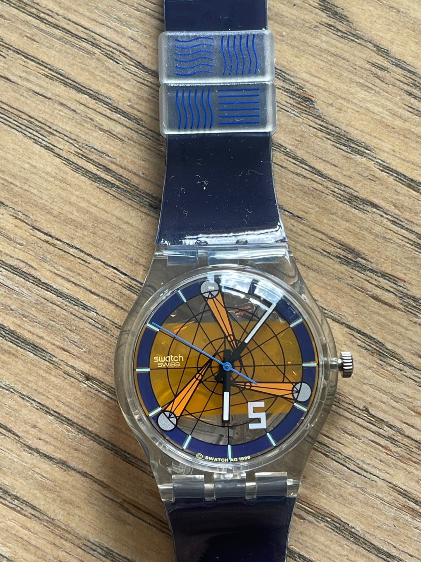 Swatch Watch GK260 THE FIFTH ELEMENT 1997. Original Packaging. Very Rare