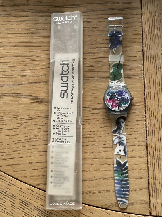 Swatch Watch - GN122 - PHOTOSHOOTING 1991 Swatch GN122 PHOTOSHOOTING Watch | Vintage Purple  main image 2