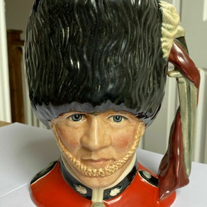 Royal Doulton D6755 Large Character Jug The Guardsman