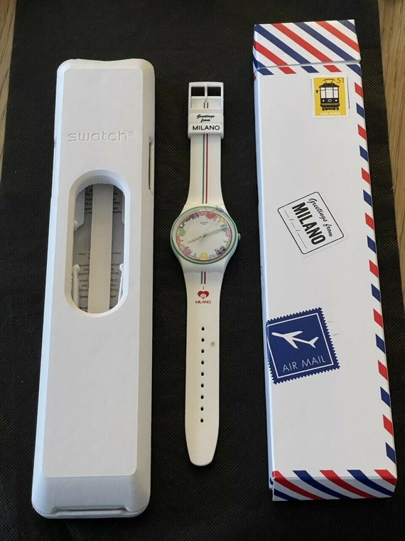 Reloj Swatch SUOZ228 GREETINGS FROM MILAN Edicion limitada. Muy coleccionable