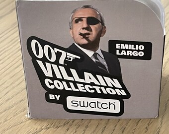 My new James Bond 007 Swatch Villain Collection Emilio Largo
