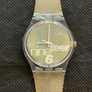 Relógio Swatch GK216 "GLITTER" 1996 Original.