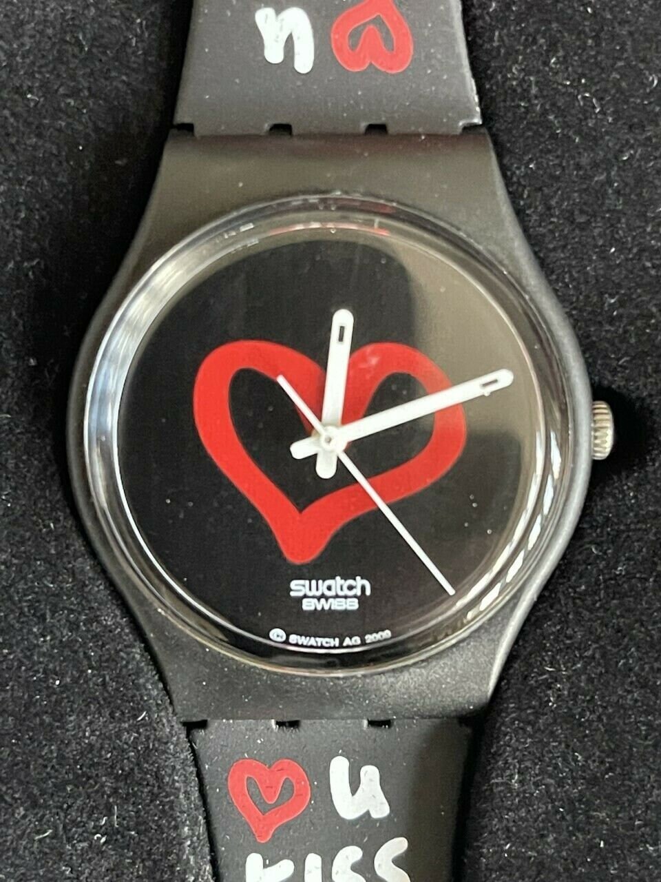 Swatch Watch GB246 love Seconds 2010 Valentines - Etsy