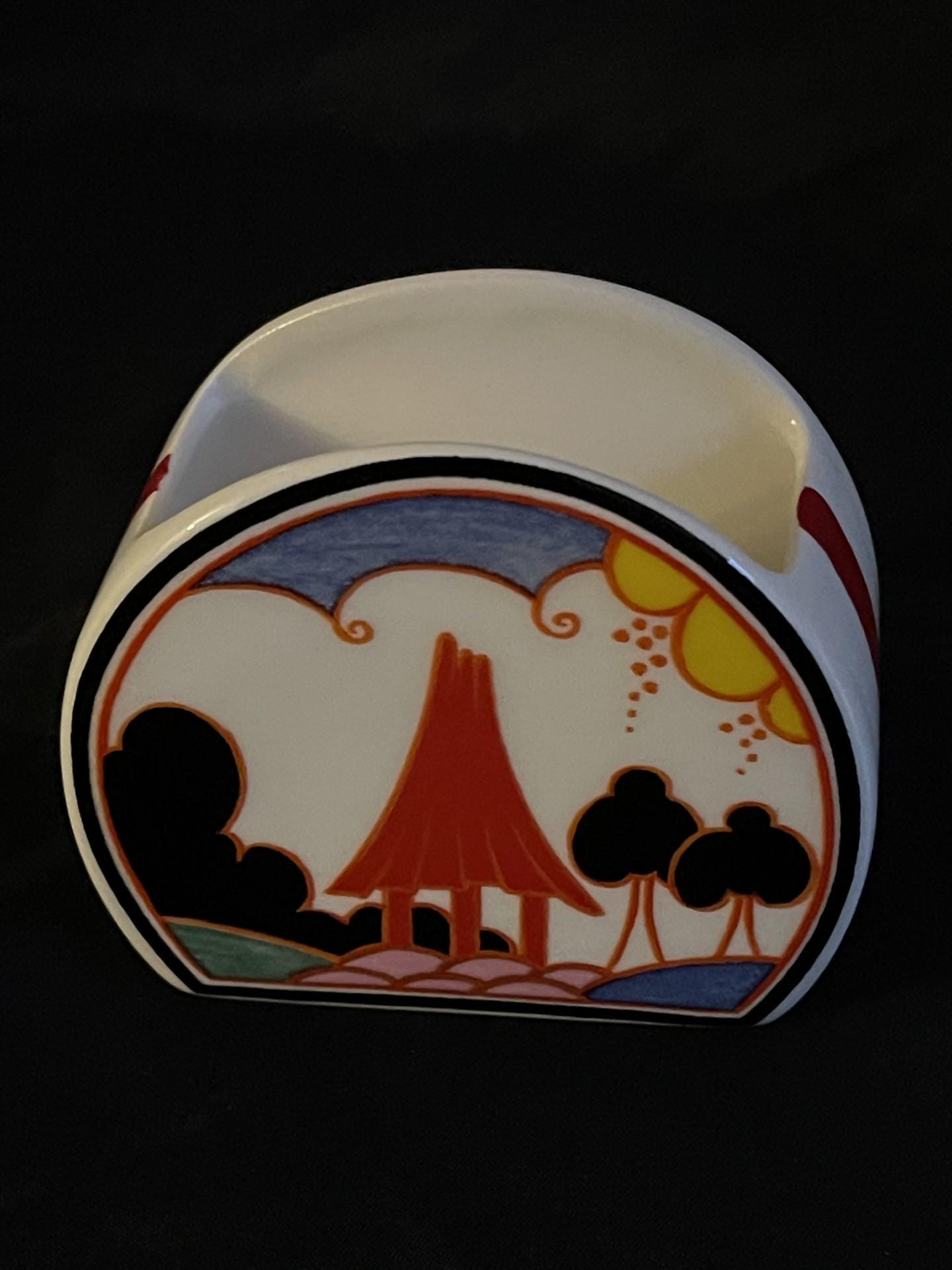 クラリス・クリフ「BONJOUR COFFEE SET」には「Autumn」「Summerhouse