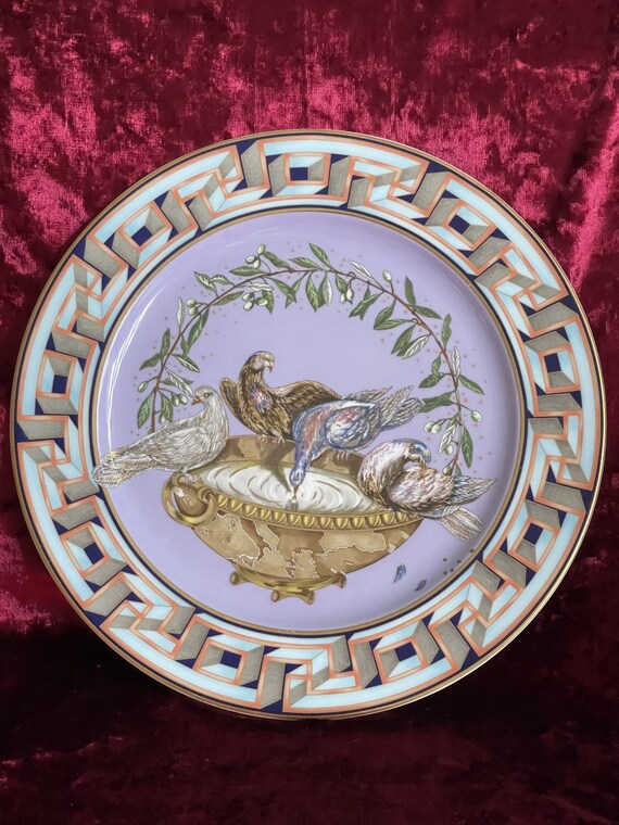 ☆未使用 VERSACE × Rosenthal クリスマスプレート 96年 Rosenthal VERSACE Christmas Large Charger 
