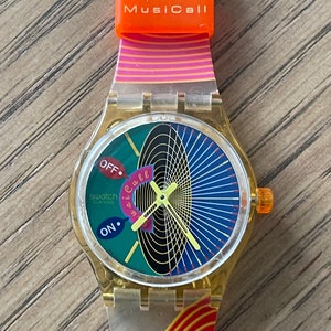 Orologio Swatch SLJ100 "TAMBOUR" MusiCall 1994 Originale