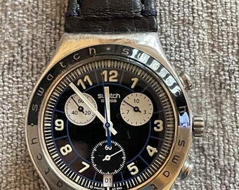 ヴィンテージ Swatch Irony Chrono SEATRIP YCS102 - 完璧な中古品の 