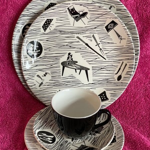 Ridgeway Homemaker Trio Tea Set and Plates Set