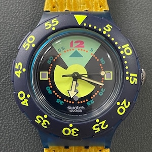 Swatch Watch SDN102 "DIVINE" Scuba 1992 Original. Very Rare