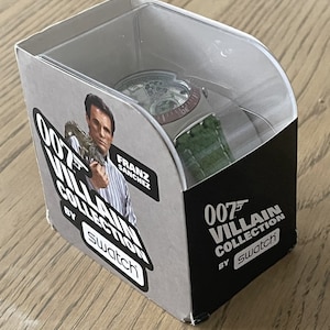 Swatch Watch YCS512 James Bond &quot;Villain&quot; Collection &quot;LICENCE TO KILL&quot;.(Franz Sanchez) Irony Chronograph.Rare.Limited Edition.