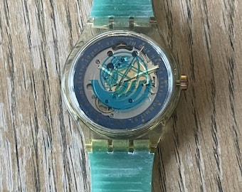 アンティーク Swatch 初代オートマブルーマチック SAN100 1991