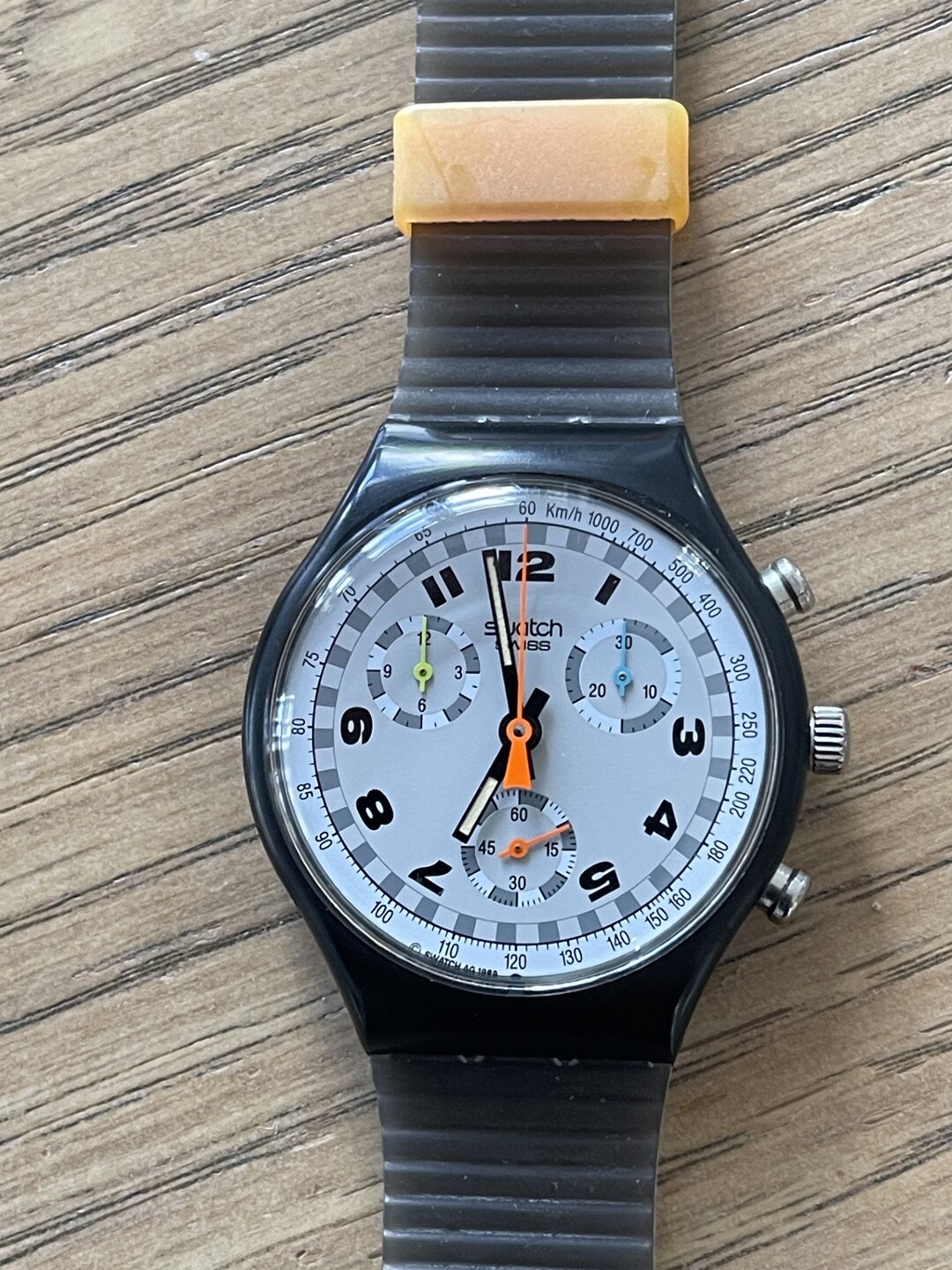 時計 Swatch SCB-120 CD-PLAYER Swatch Watch Chronograph SCB120 