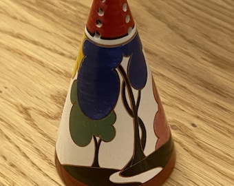 Clarice Cliff Bizarre &quot;AUTUMN&quot; Conical Sugar Shaker