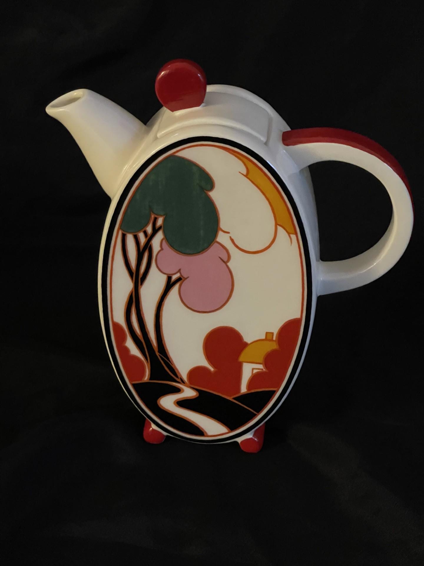 クラリス・クリフ「BONJOUR COFFEE SET」には「Autumn」「Summerhouse