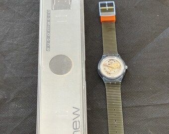 未使用 スウォッチ ブルーマチック BLUE MATIC SAN100 Blue Matic SAN100 – swatchandbeyond.com