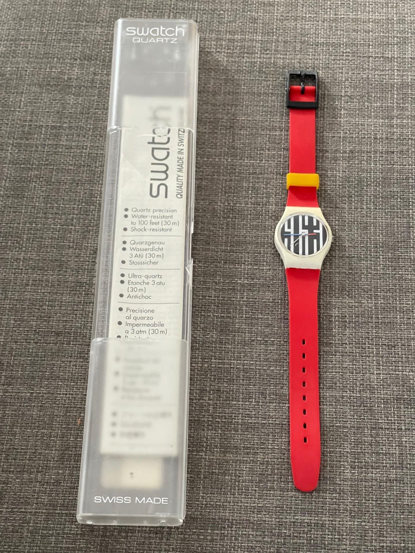 Swatch Watch - LW117 - SPEEDLIMIT Vintage Swatch Watch Speed Limit LW117 | Compact Size for  main image 4