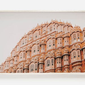 Impresión de Jaipur, Arte de pared boho, Impresión india, Arte de pared de arquitectura, Viajes a la India, Fotografía de la India, Impresión descargable, Arte imprimible