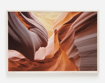 Arizona Slot Canyon, Desert Landscape, Antelope Canyon Wall Art, Canyon Walls Print, South Western Decor, Downloadable Print, Printable Art
