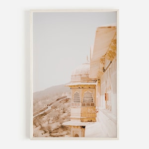 Moroccan Decor, Beige Architecture, Desert Print, Moroccan Wall Art, Architecture Print, Printable Art