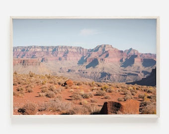 Arizona Desert, Grand Canyon Print, Desert Landscape, National Park Poster, Grand Canyon Photography, Arizona Canyon Printable