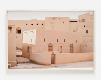 Marrakech Print, Boho Wall Art, Moroccan Print, Desert Architecture, Moroccan Decor, Neutral Wall Art, Printable Art