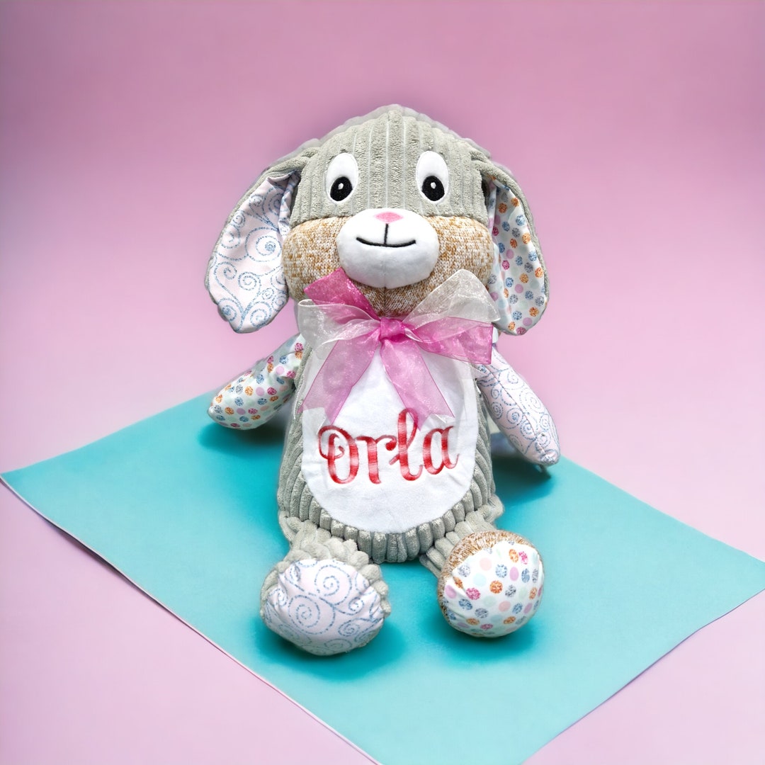Embroidered 'CLOVIS BRAMPTON' Sensory Bunny Various Designs Etsy