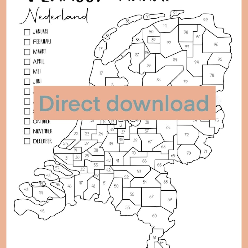 Dutch Postcode Example Nederlands' - Etsy Nederland