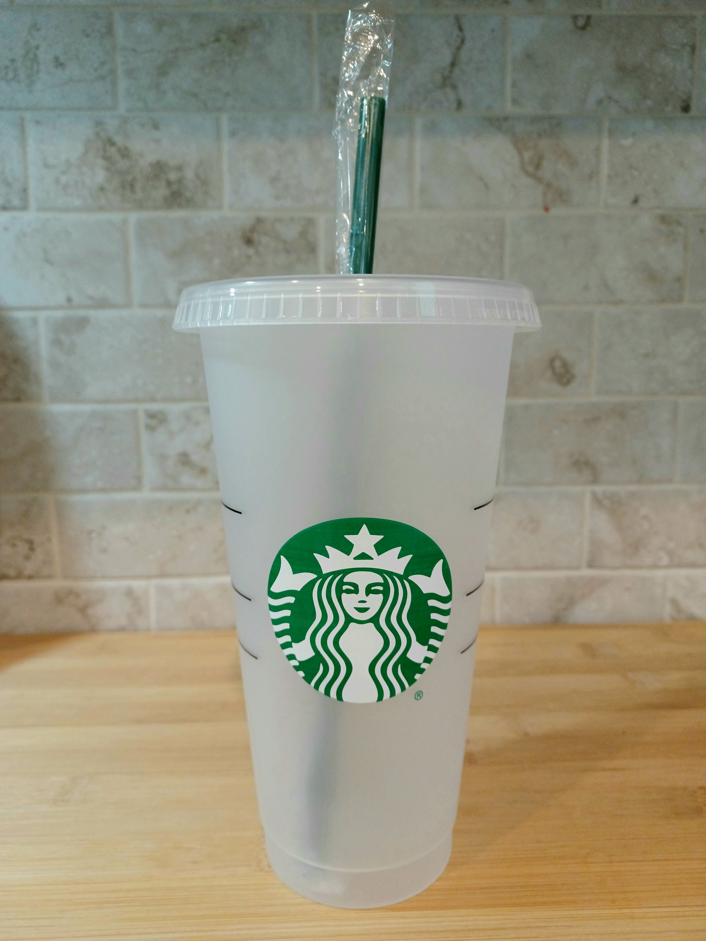 Clear Starbucks Cup Venti Iced Coffee Cup Starbucks Etsy