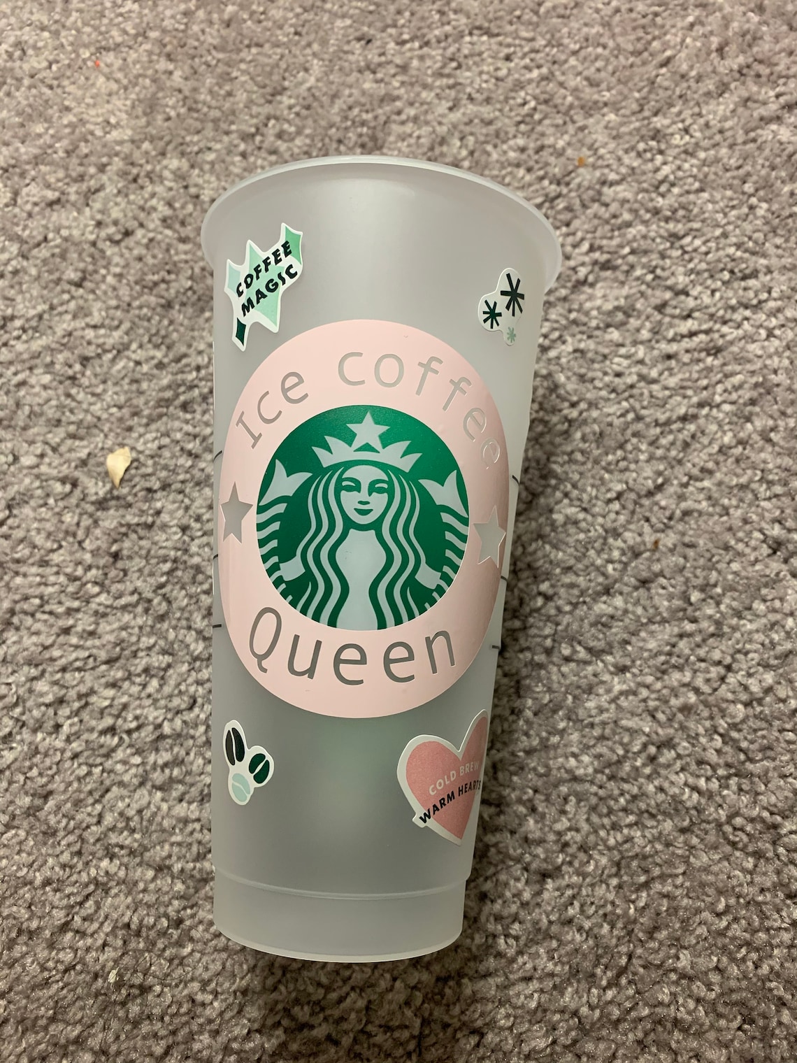 Decorated Starbucks iced cups Etsy