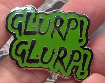 PREORDER 1.5" enamel pin Green Glurp Glurp - DCC Crawler Carl Donut Litrpg dnd