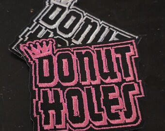 Gestickter Aufnäher Donut Holes mit Krone DCC Dungeon Carl Donut Litrpg dnd