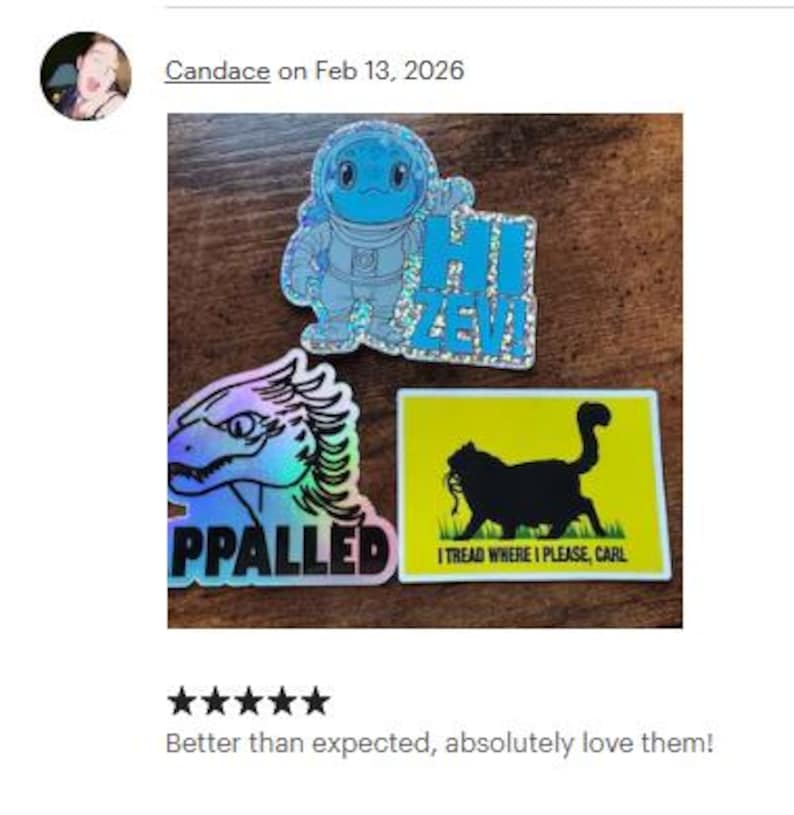 Tread where I please, Carl. Princess Donut with Naga Sticker DnD Fantasy LitRPG, Waterproof Vinyl Dungeon Crawler Carl bild 3