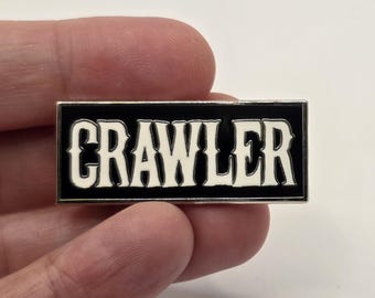 1.5" enamel pin CRAWLER mc style- DCC Crawler Carl Donut Litrpg dnd