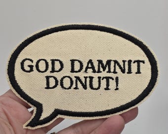 10cm Aufnäher - DCC Crawler Damnit Donut Carl Donut Litrpg dndnd