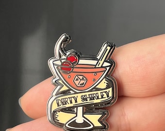 1.5" enamel pin Dirty Shirley - DCC Crawler Carl Donut Litrpg dnd
