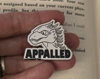 1.5" enamel pin Mongo is appaled - DCC Crawler Carl Donut Litrpg dnd