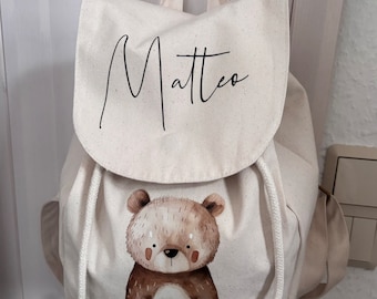 Sac à dos pour enfants, sac, motifs variés, personnalisé avec nom, jardin d'enfants, cadeau