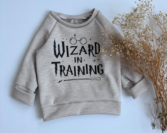 Statement Sweater Sweatshirt Wizard in verschiedenen Größen, Geburt, Baby, Geschenk, Newborn