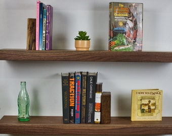 Custom Bookshelves, Custom Floating Shelves, Heavy Duty Shelves, Floating Shelves, Dark Shelf, Retail Shelving, Book Shelf, Books