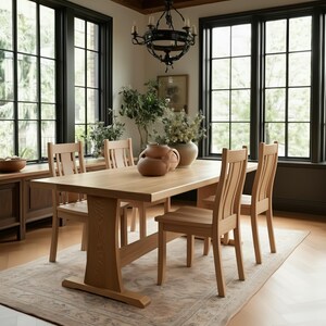 The Rowland Dining Table: Heirloom Quality Solid Wood - Etsy