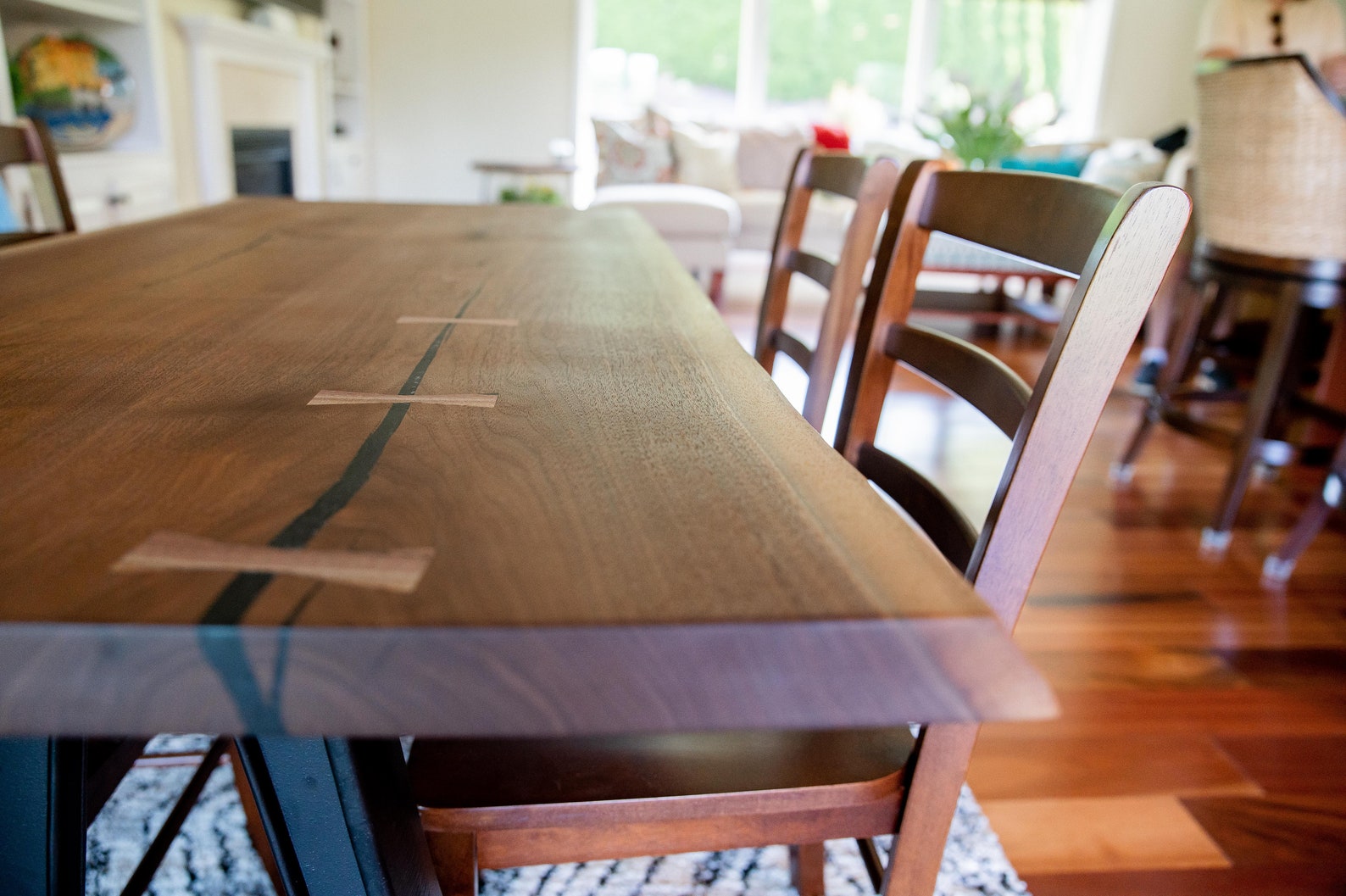 Dining Table Kitchen Table Live Edge Table Live Edge Dining Etsy