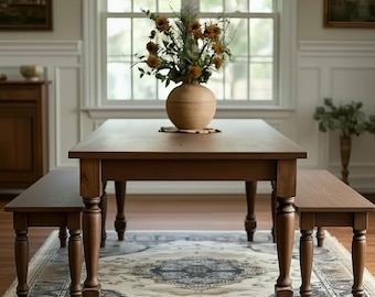 The Breon Bench: Handcrafted Wooden Bench