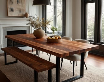 The Underhill Bench: Handcrafted Wooden Bench