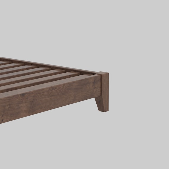 Cal king platform 2024 bed with headboard