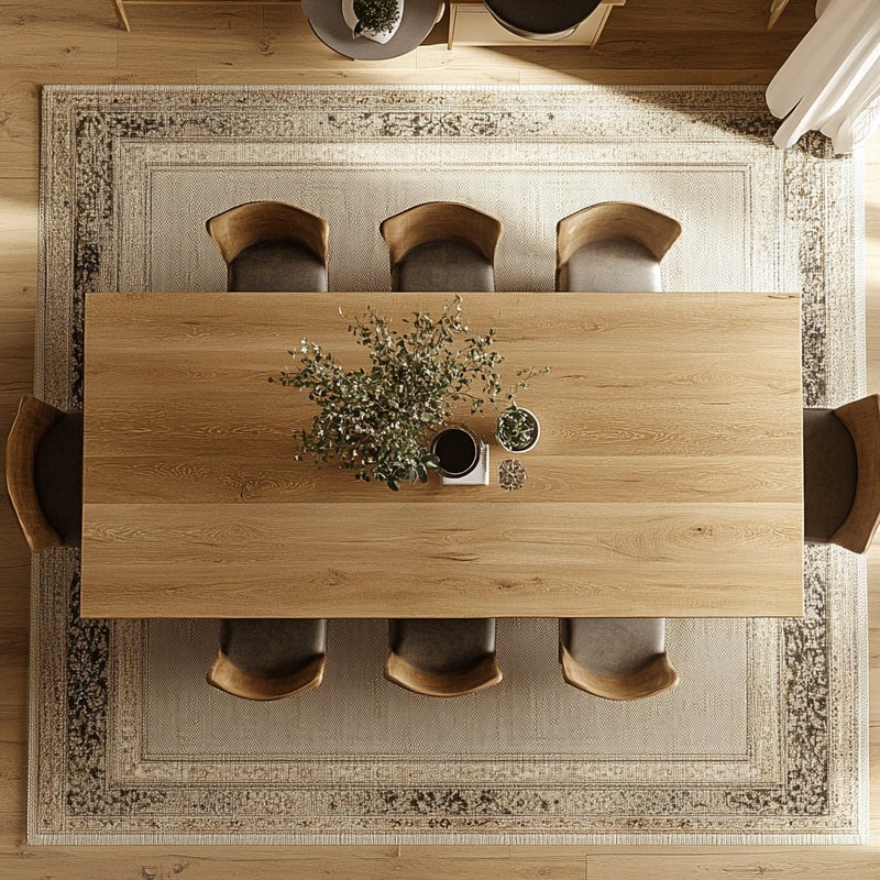 Oak Dining Table - Etsy