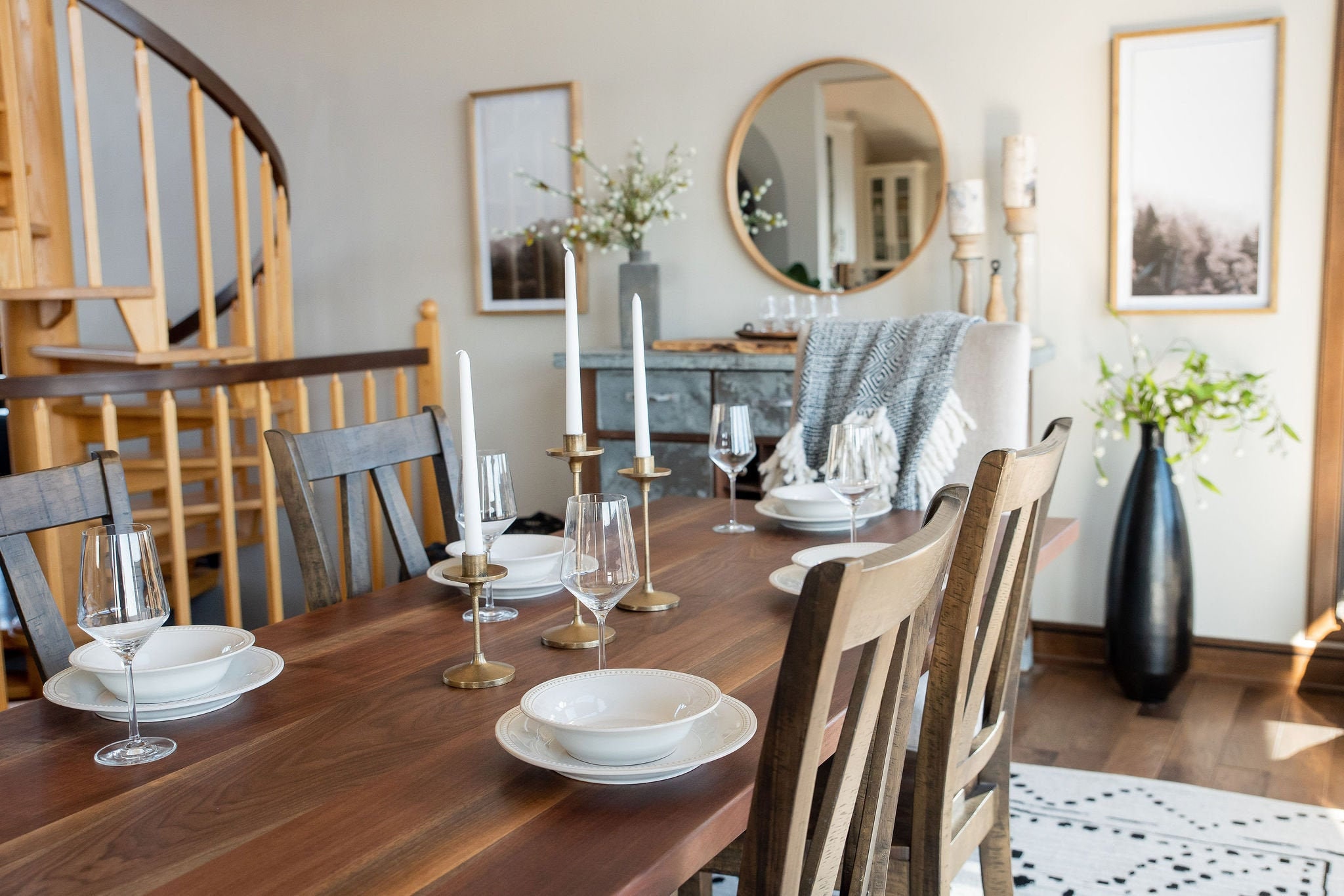 Table À manger En Noyer,