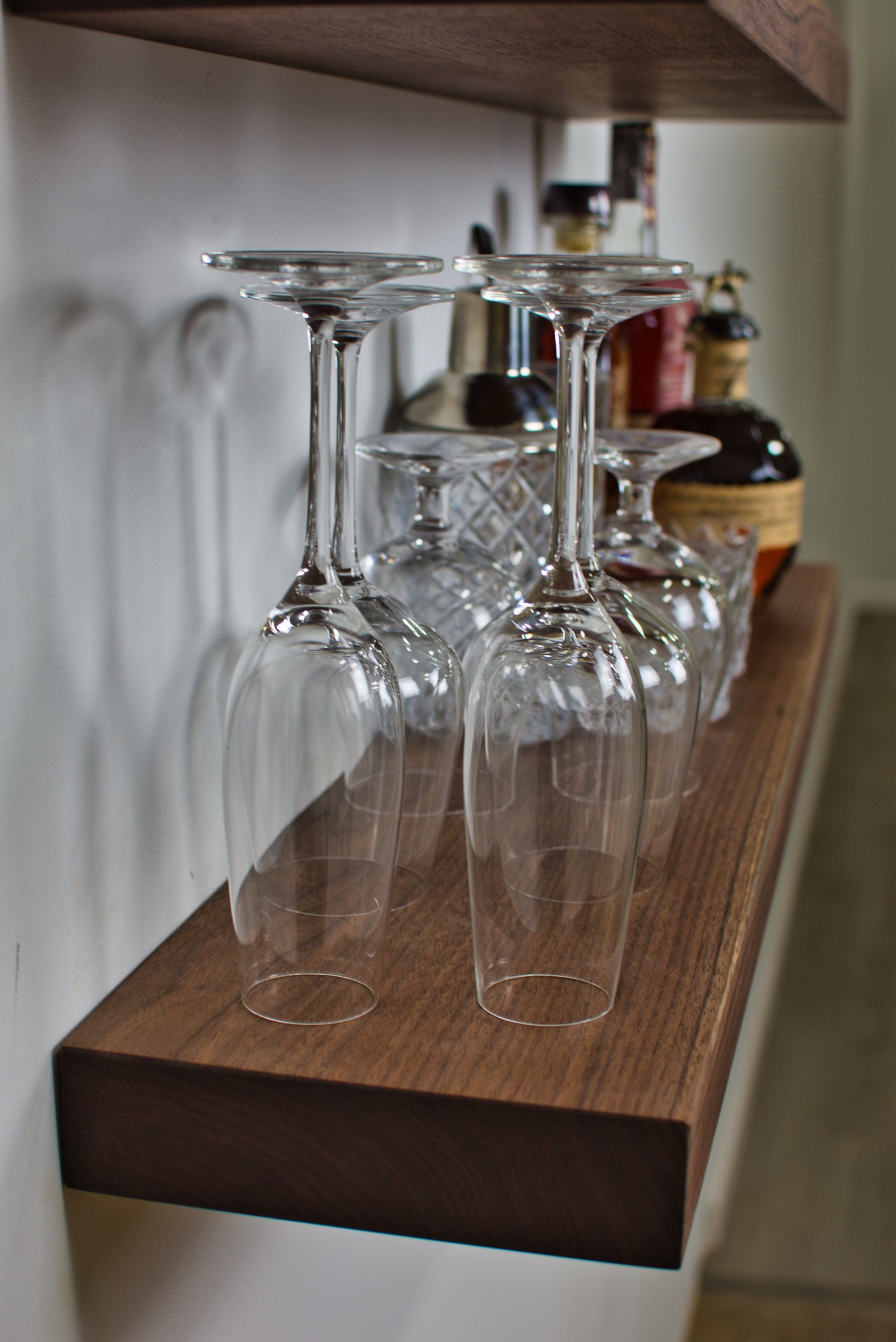 Bar Shelves Floating Bar Shelves Wall Bar Shelf Home Bar Etsy