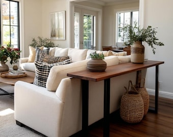 The Underhill Console Table: Custom Wooden Entryway Table