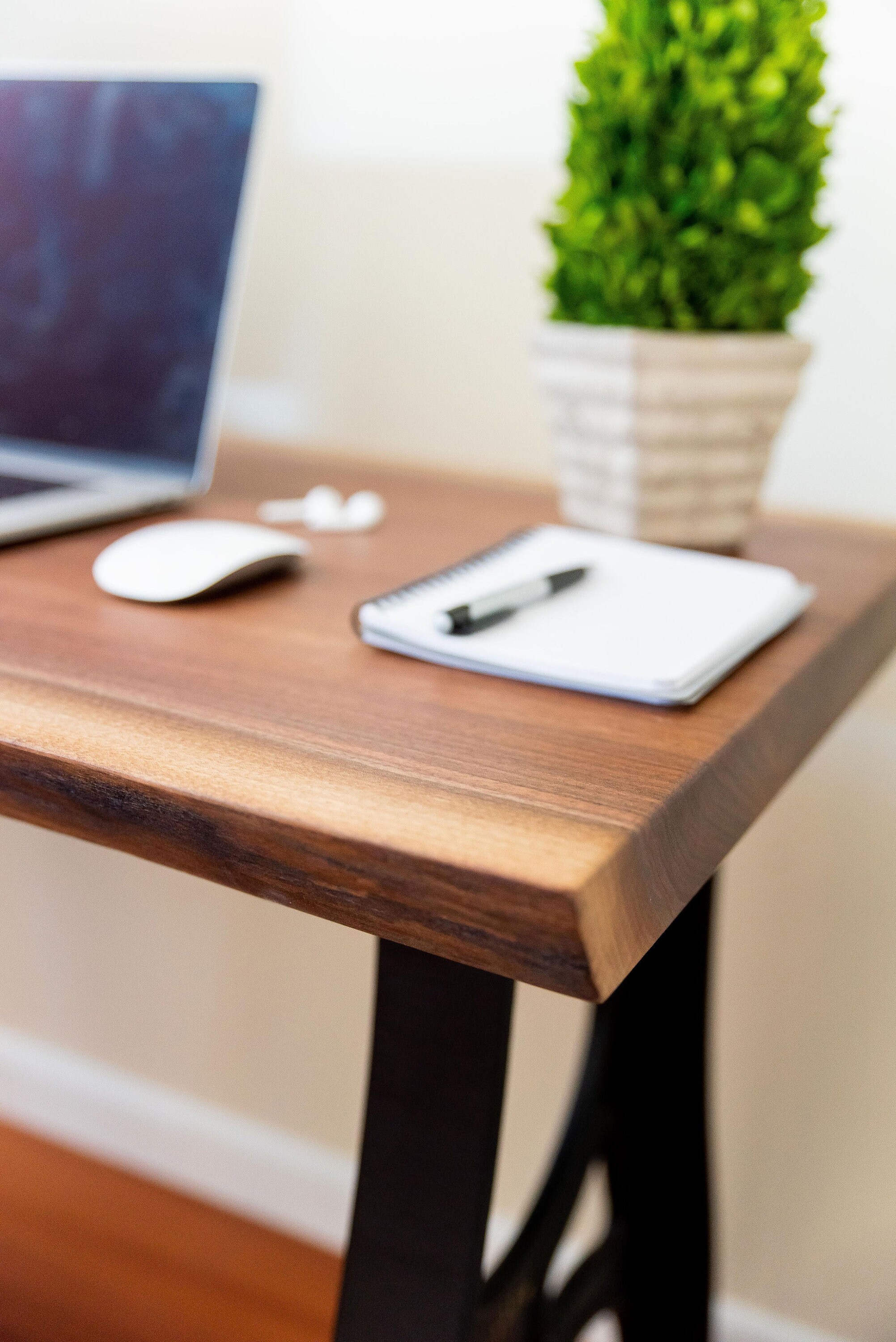 Dark wood computer desk deals