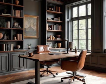 The Walnut Standing Desk: Custom Wooden Desk with Cable Management
